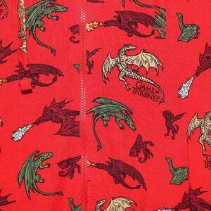 MeUndies Game of Thrones mother of dragons one piece w/HOOD unisex size M/L NWOT